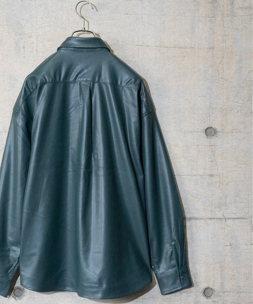 ナイスネス　レザーシャツＭサイズ NICENESS#ナイスネス＃レザー＃レザーシャツ#M 【公式通販】