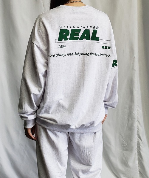 me+em select（ミームセレクト）の「【上下2点セット】ストリートロゴスウェット＆ジョガーパンツルームウェア≪ NEW COLOR新登場！ ≫（ルームウェア/パジャマ・レディース・グレー/ライトグレー/ブラック/ベージュ/ブルー/ピンク/カーキ・FREE）」の11枚目の写真