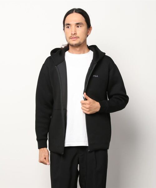 FILA(フィラ)の「フィラ FILA スウェットフルジップ(スウェット・メンズ・ネイビー/ブラック・S/LL/M/3L/L)」の1枚目の写真