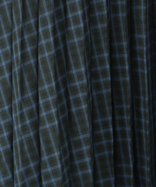 studio CLIP（スタディオクリップ）の「チェック柄プリーツスカート（スカート・レディース・グリーン/ボルドー/スモーク・FREE）」の6枚目の写真