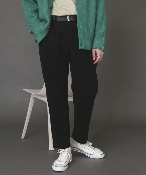 SENSE OF PLACE by URBAN RESEARCH（センスオブプレイスバイアーバンリサーチ）の「コーデュロイタックテーパードパンツ（その他パンツ・メンズ・ブラック/パープル/ブラウン/グレー/ライトベージュ/ベージュ・MEDIUM/LARGE）」の12枚目の写真