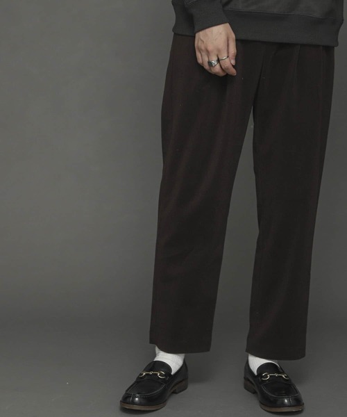 SENSE OF PLACE by URBAN RESEARCH（センスオブプレイスバイアーバンリサーチ）の「コーデュロイタックテーパードパンツ（その他パンツ・メンズ・ブラック/パープル/ブラウン/グレー/ライトベージュ/ベージュ・MEDIUM/LARGE）」の16枚目の写真