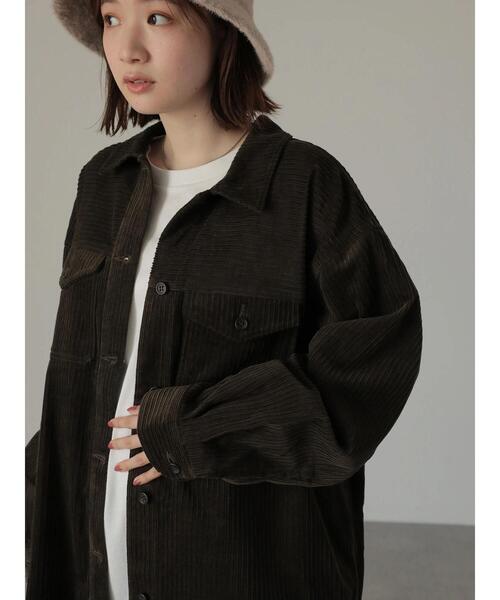 AMERICAN HOLIC(アメリカンホリック)の「親子コールジャケット(ブルゾン・レディース・ブラウン/ライトベージュ・M/L)」の22枚目の写真