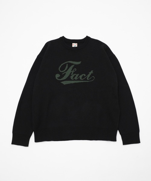 WHO'S WHO gallery（フーズフーギャラリー）の「COOPER FACTロゴニット（ニット/セーター・メンズ・アッシュグレー/ブラック/ブラウン・FREE）」の15枚目の写真