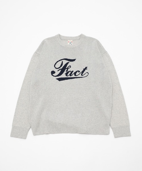 WHO'S WHO gallery（フーズフーギャラリー）の「COOPER FACTロゴニット（ニット/セーター・メンズ・アッシュグレー/ブラック/ブラウン・FREE）」の22枚目の写真