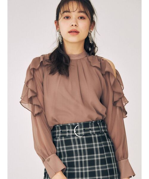 MERCURYDUO（マーキュリーデュオ）の「ベルト付ストレッチマーメイドイレヘムスカート（スカート・レディース・ピンク/ブルー/その他1/ブラック・MEDIUM/SMALL）」の10枚目の写真