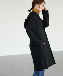 フード付ボアコーディガン＊