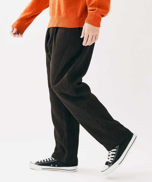 JOURNAL STANDARD(ジャーナルスタンダード)の「ツィーディーヘリンボン ブッチャー1タックパンツ(スラックス・メンズ・ブラウン/ライトブラウン/ブラック/ベージュ・MEDIUM/SMALL/LARGE)」の16枚目の写真