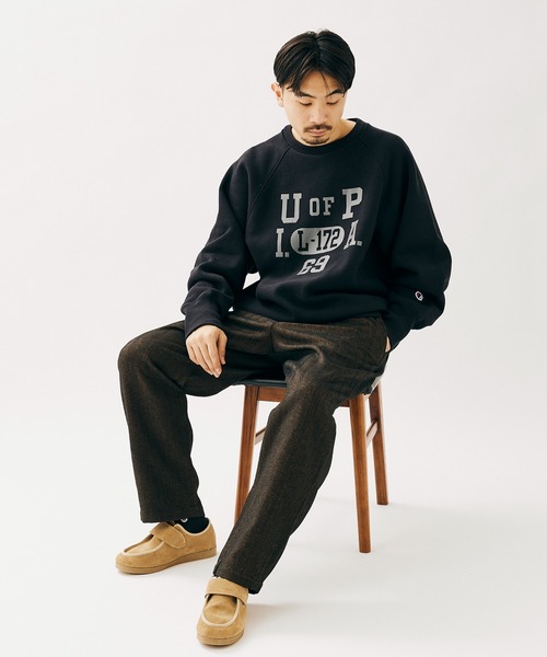 JOURNAL STANDARD(ジャーナルスタンダード)の「ツィーディーヘリンボン ブッチャー1タックパンツ(スラックス・メンズ・ブラウン/ライトブラウン/ブラック/ベージュ・MEDIUM/SMALL/LARGE)」の11枚目の写真