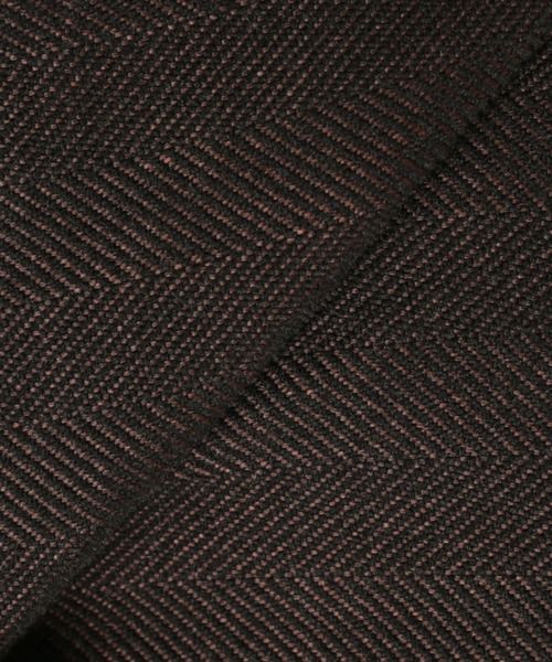 JOURNAL STANDARD(ジャーナルスタンダード)の「ツィーディーヘリンボン ブッチャー1タックパンツ(スラックス・メンズ・ブラウン/ライトブラウン/ブラック/ベージュ・MEDIUM/SMALL/LARGE)」の8枚目の写真