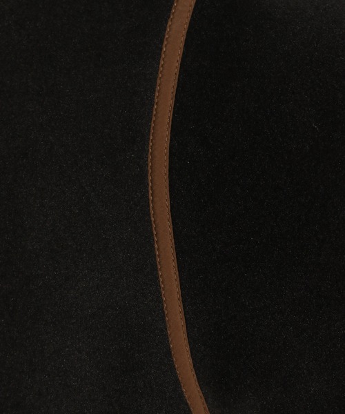 niko and...（ニコアンド）の「マルチWAYメルトンコート（ノーカラーコート・レディース・ブラック/アイボリー/モカ・MEDIUM/LARGE）」の14枚目の写真