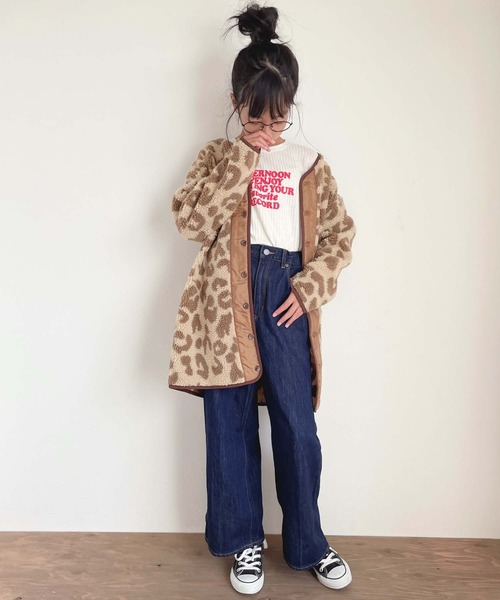 CIAOPANIC TYPY（チャオパニックティピー）の「【KIDS】ビックワッフルプリントプルオーバー（Tシャツ/カットソー・キッズ・ブラック/オフホワイト/グリーン・SMALL/MEDIUM/LARGE/X-LARGE/XX-LARGE）」の19枚目の写真