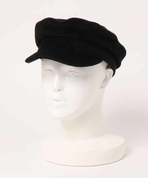 AZUL by moussy(アズールバイマウジー)の「MELTON CASQUETTE(キャップ・レディース・ブラウン/チャコールグレー/ブラック・FREE)」の2枚目の写真