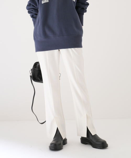 JOINT WORKS(ジョイントワークス)の「J-センタースリットパンツ(その他パンツ・レディース・ホワイト/ネイビー/グレー・SMALL/MEDIUM)」の11枚目の写真