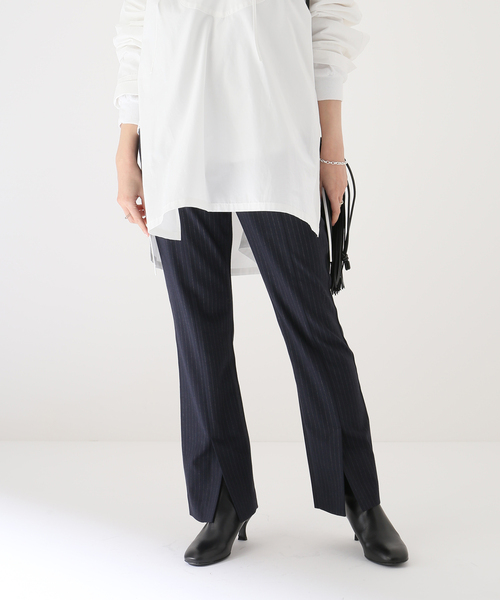 JOINT WORKS(ジョイントワークス)の「J-センタースリットパンツ(その他パンツ・レディース・ホワイト/ネイビー/グレー・SMALL/MEDIUM)」の10枚目の写真