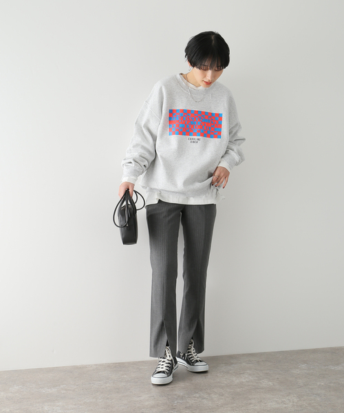 JOINT WORKS(ジョイントワークス)の「J-センタースリットパンツ(その他パンツ・レディース・ホワイト/ネイビー/グレー・SMALL/MEDIUM)」の8枚目の写真
