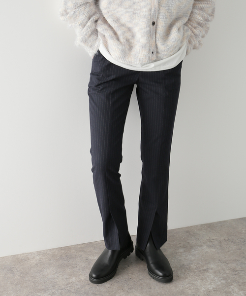 JOINT WORKS(ジョイントワークス)の「J-センタースリットパンツ(その他パンツ・レディース・ホワイト/ネイビー/グレー・SMALL/MEDIUM)」の6枚目の写真