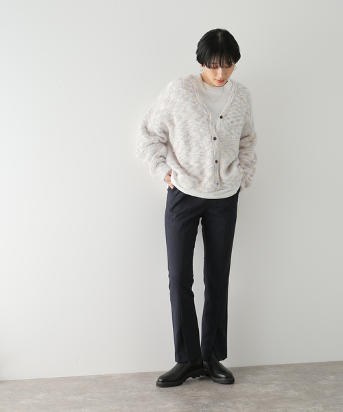 JOINT WORKS(ジョイントワークス)の「J-センタースリットパンツ(その他パンツ・レディース・ホワイト/ネイビー/グレー・SMALL/MEDIUM)」の5枚目の写真
