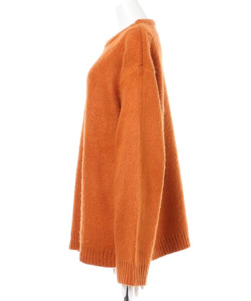 INGNI(イング)の「モヘアライククルーネックニット(ニット/セーター・レディース・イエロー/オレンジ/グリーン/ブルー/レッド・M)」の7枚目の写真