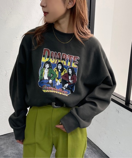 apres jour mignon(アプレジュールミニョン)の「アソートヴィンテージスウェット3【ZOZOTOWN限定アイテム】(スウェット・レディース・ブラック系その他/ブラック/チャコールグレー/ナチュラル/ライトベージュ/ブラック系その他2/クリーム/マスタード/ベージュ系その他/ベージュ系その他2/その他/パープル・フリー/X-LARGE)」の14枚目の写真