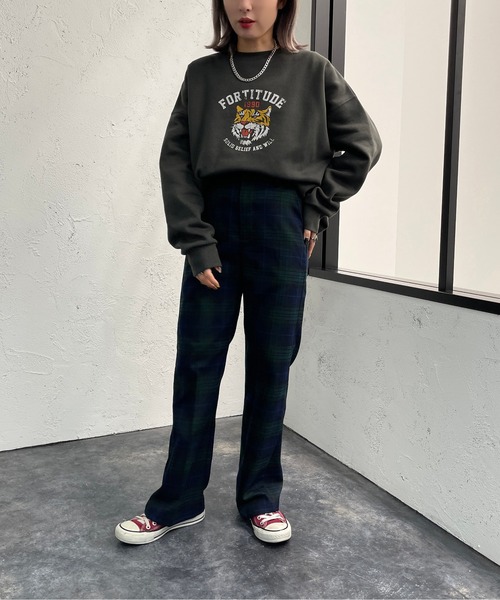 apres jour mignon(アプレジュールミニョン)の「アソートヴィンテージスウェット3【ZOZOTOWN限定アイテム】(スウェット・レディース・ブラック系その他/ブラック/チャコールグレー/ナチュラル/ライトベージュ/ブラック系その他2/クリーム/マスタード/ベージュ系その他/ベージュ系その他2/その他/パープル・フリー/X-LARGE)」の16枚目の写真