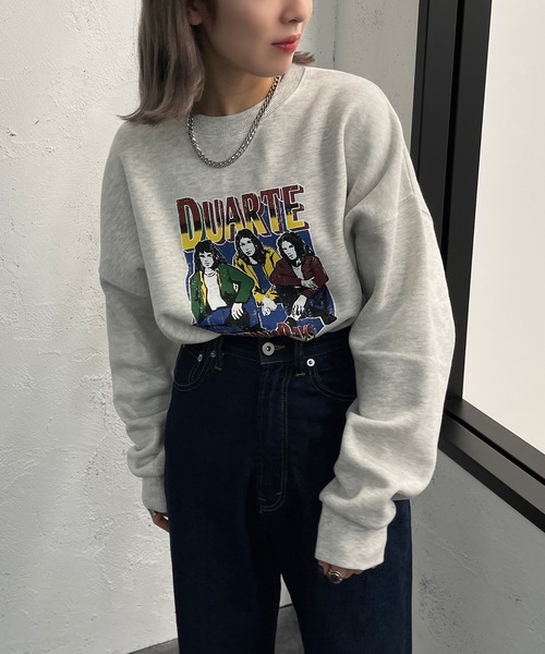 apres jour mignon(アプレジュールミニョン)の「アソートヴィンテージスウェット3【ZOZOTOWN限定アイテム】(スウェット・レディース・ブラック系その他/ブラック/チャコールグレー/ナチュラル/ライトベージュ/ブラック系その他2/クリーム/マスタード/ベージュ系その他/ベージュ系その他2/その他/パープル・フリー/X-LARGE)」の17枚目の写真