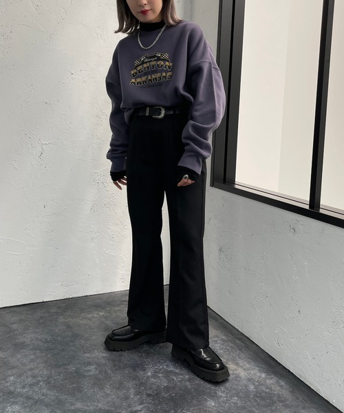 apres jour mignon(アプレジュールミニョン)の「アソートヴィンテージスウェット3【ZOZOTOWN限定アイテム】(スウェット・レディース・ブラック系その他/ブラック/チャコールグレー/ナチュラル/ライトベージュ/ブラック系その他2/クリーム/マスタード/ベージュ系その他/ベージュ系その他2/その他/パープル・フリー/X-LARGE)」の21枚目の写真