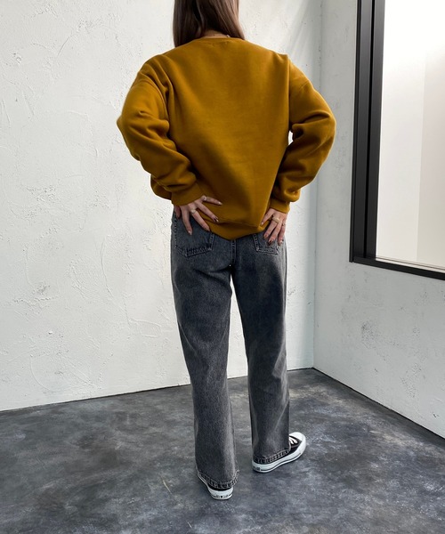 apres jour mignon(アプレジュールミニョン)の「アソートヴィンテージスウェット3【ZOZOTOWN限定アイテム】(スウェット・レディース・ブラック系その他/ブラック/チャコールグレー/ナチュラル/ライトベージュ/ブラック系その他2/クリーム/マスタード/ベージュ系その他/ベージュ系その他2/その他/パープル・フリー/X-LARGE)」の22枚目の写真