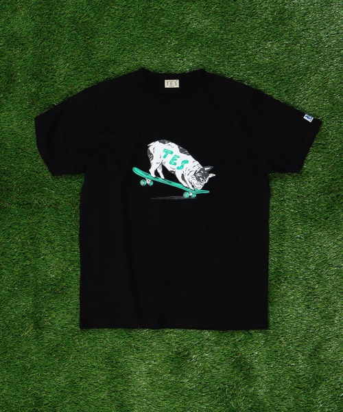 The Endless Summer（エンドレスサマー）の「TES NOSE GRIND BUHI T-SHIRT / Tシャツ（Tシャツ/カットソー・メンズ・ホワイト/ブラック/サックスブルー/サーモンピンク・SMALL/MEDIUM/LARGE/X-LARGE）」の5枚目の写真