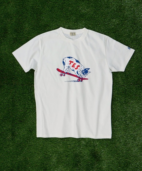 The Endless Summer（エンドレスサマー）の「TES NOSE GRIND BUHI T-SHIRT / Tシャツ（Tシャツ/カットソー・メンズ・ホワイト/ブラック/サックスブルー/サーモンピンク・SMALL/MEDIUM/LARGE/X-LARGE）」の9枚目の写真