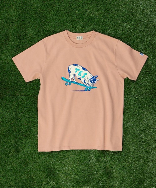 The Endless Summer（エンドレスサマー）の「TES NOSE GRIND BUHI T-SHIRT / Tシャツ（Tシャツ/カットソー・メンズ・ホワイト/ブラック/サックスブルー/サーモンピンク・SMALL/MEDIUM/LARGE/X-LARGE）」の11枚目の写真