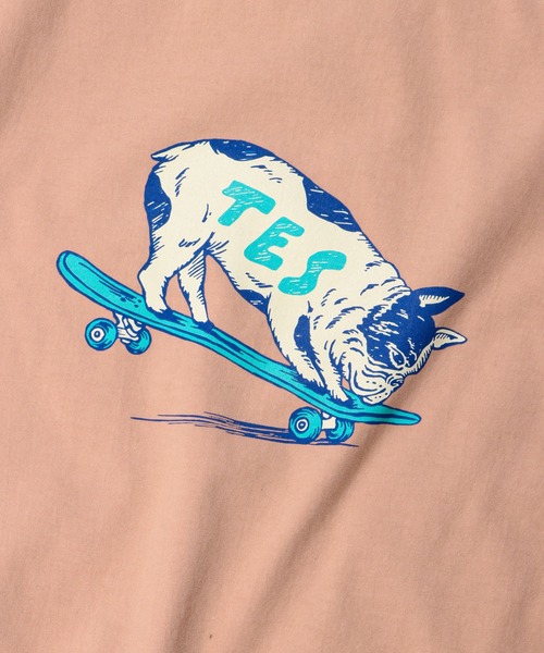 The Endless Summer（エンドレスサマー）の「TES NOSE GRIND BUHI T-SHIRT / Tシャツ（Tシャツ/カットソー・メンズ・ホワイト/ブラック/サックスブルー/サーモンピンク・SMALL/MEDIUM/LARGE/X-LARGE）」の12枚目の写真
