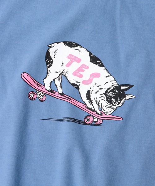 The Endless Summer（エンドレスサマー）の「TES NOSE GRIND BUHI T-SHIRT / Tシャツ（Tシャツ/カットソー・メンズ・ホワイト/ブラック/サックスブルー/サーモンピンク・SMALL/MEDIUM/LARGE/X-LARGE）」の14枚目の写真
