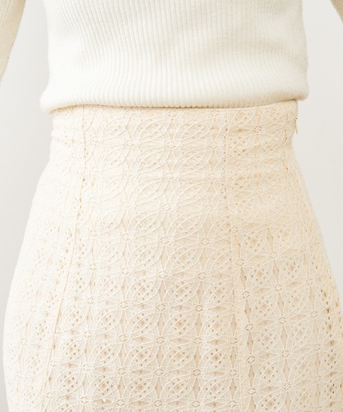 OLIVE des OLIVE（オリーブデオリーブ）の「レースマーメイドスカート（スカート・レディース・アイボリー/オフホワイト・FREE）」の20枚目の写真