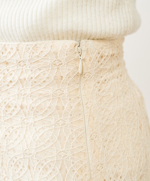OLIVE des OLIVE（オリーブデオリーブ）の「レースマーメイドスカート（スカート・レディース・アイボリー/オフホワイト・FREE）」の21枚目の写真