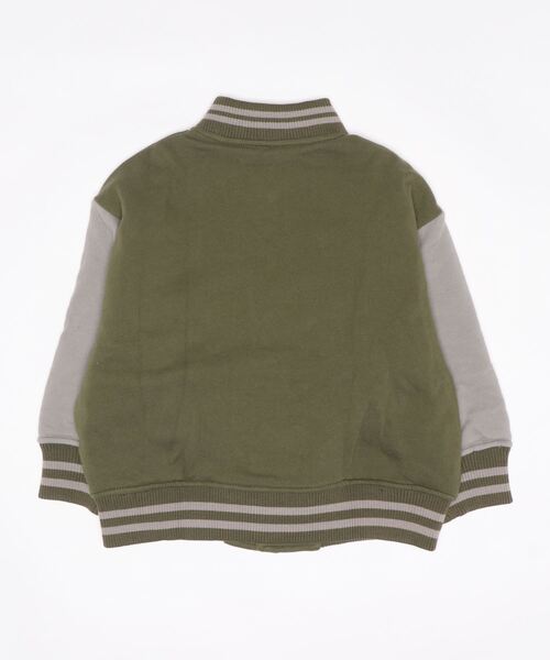 XLARGE KIDS（エクストララージキッズ）の「中綿キルトスタジャン（スタジャン・キッズ・カーキ/ブラック・100cm/120cm/130cm/140cm/90cm/110cm）」の3枚目の写真