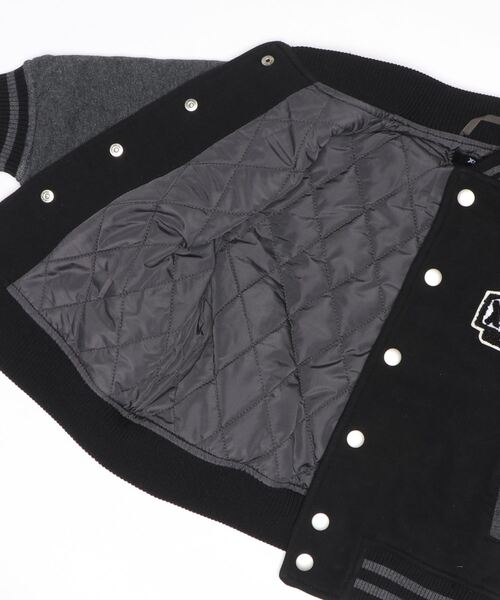 XLARGE KIDS（エクストララージキッズ）の「中綿キルトスタジャン（スタジャン・キッズ・カーキ/ブラック・100cm/120cm/130cm/140cm/90cm/110cm）」の15枚目の写真