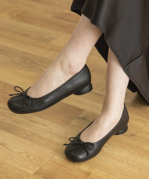 URBAN RESEARCH（アーバンリサーチ）の「バレエフラットシューズ（バレエシューズ・レディース・ブラック/ブラウン系その他・37/38/36）」の2枚目の写真