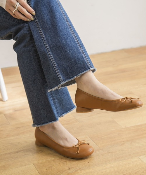 URBAN RESEARCH（アーバンリサーチ）の「バレエフラットシューズ（バレエシューズ・レディース・ブラック/ブラウン系その他・37/38/36）」の4枚目の写真