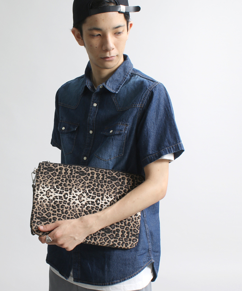 WEGO（ウィゴー）の「WEGO/パターンクラッチバッグ（クラッチバッグ・メンズ・ホワイト/ブルー/イエロー・FREE）」の11枚目の写真