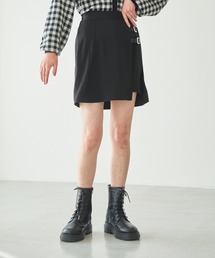WEGO/サイドベルトラップミニスカパン