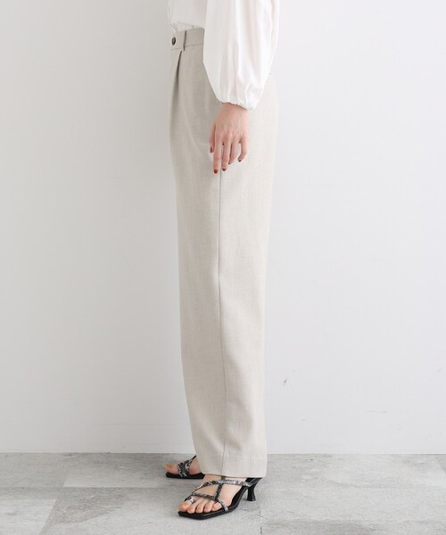 INDIVI(インディヴィ)の「◆【こなれSETUP/エコ/2WAY/洗える/UVケア】コットンデザインパンツ(その他パンツ・レディース・ブラック/ナチュラル・40/38/15 /13/19/36)」の6枚目の写真