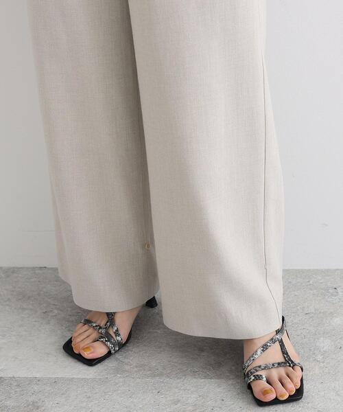 INDIVI(インディヴィ)の「◆【こなれSETUP/エコ/2WAY/洗える/UVケア】コットンデザインパンツ(その他パンツ・レディース・ブラック/ナチュラル・40/38/15 /13/19/36)」の10枚目の写真