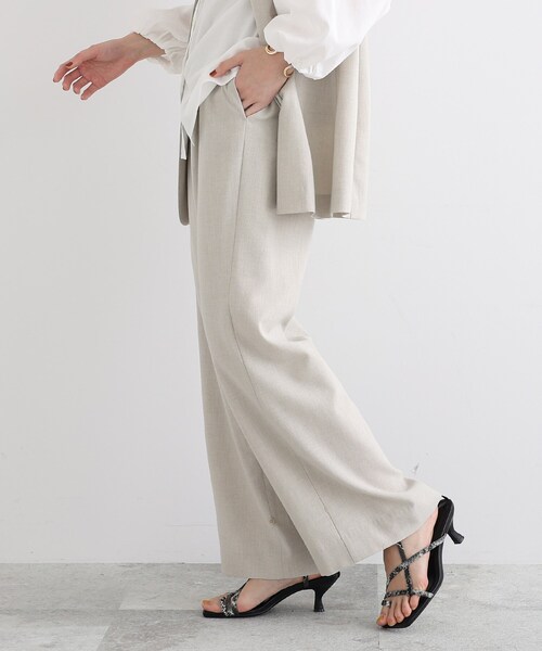 INDIVI(インディヴィ)の「◆【こなれSETUP/エコ/2WAY/洗える/UVケア】コットンデザインパンツ(その他パンツ・レディース・ブラック/ナチュラル・40/38/15 /13/19/36)」の14枚目の写真