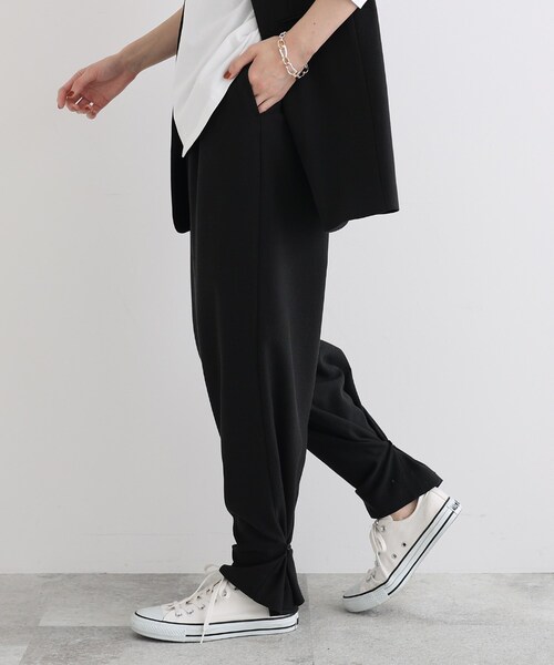 INDIVI(インディヴィ)の「◆【こなれSETUP/エコ/2WAY/洗える/UVケア】コットンデザインパンツ(その他パンツ・レディース・ブラック/ナチュラル・40/38/15 /13/19/36)」の16枚目の写真