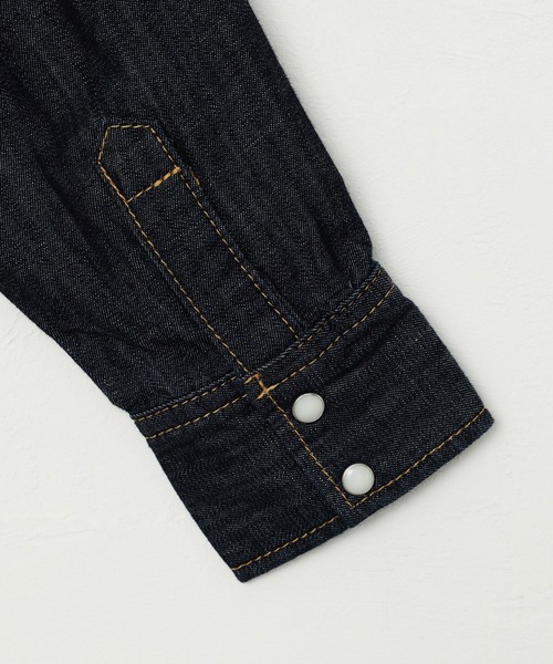 Lee(リー)の「Lee/リー 【100-150cm】キッズ ルーズシルエット ウエスタンデニムシャツ(シャツ/ブラウス・キッズ・ワンウォッシュ/インディゴブルー・120/130/140/110/100/150)」の7枚目の写真