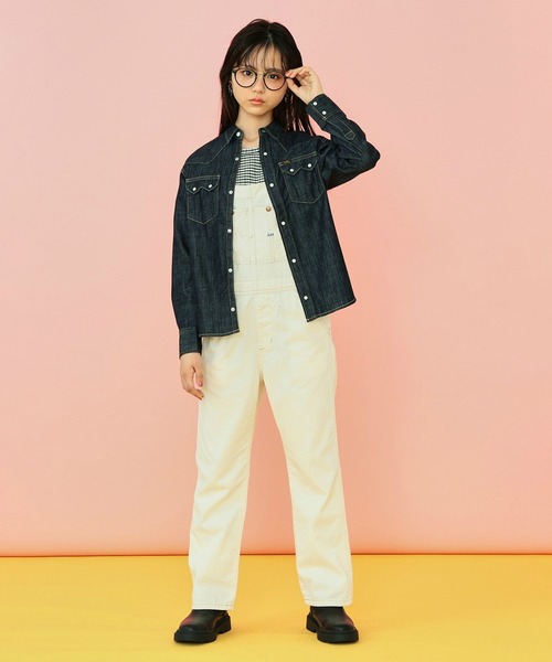 Lee(リー)の「Lee/リー 【100-150cm】キッズ ルーズシルエット ウエスタンデニムシャツ(シャツ/ブラウス・キッズ・ワンウォッシュ/インディゴブルー・120/130/140/110/100/150)」の20枚目の写真