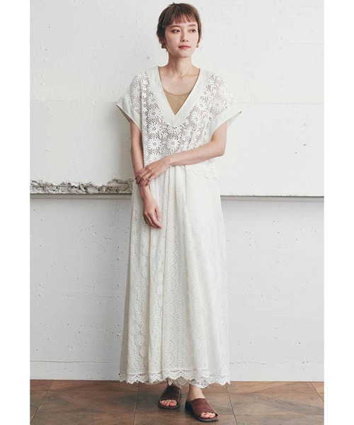 MEDE19F（メデジュウキュウ）の「ＭＥＤＥ１９Ｆ　カップ付きデザインタンクトップ（タンクトップ・レディース・グリーン/グレイッシュベージュ/ネイビー・MEDIUM/LARGE/X-LARGE/XX-LARGE）」の5枚目の写真