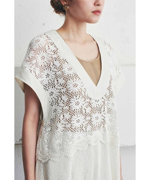 MEDE19F（メデジュウキュウ）の「ＭＥＤＥ１９Ｆ　カップ付きデザインタンクトップ（タンクトップ・レディース・グリーン/グレイッシュベージュ/ネイビー・MEDIUM/LARGE/X-LARGE/XX-LARGE）」の12枚目の写真