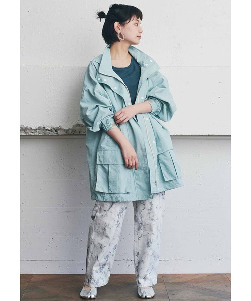 MEDE19F（メデジュウキュウ）の「ＭＥＤＥ１９Ｆ　カップ付きデザインタンクトップ（タンクトップ・レディース・グリーン/グレイッシュベージュ/ネイビー・MEDIUM/LARGE/X-LARGE/XX-LARGE）」の6枚目の写真